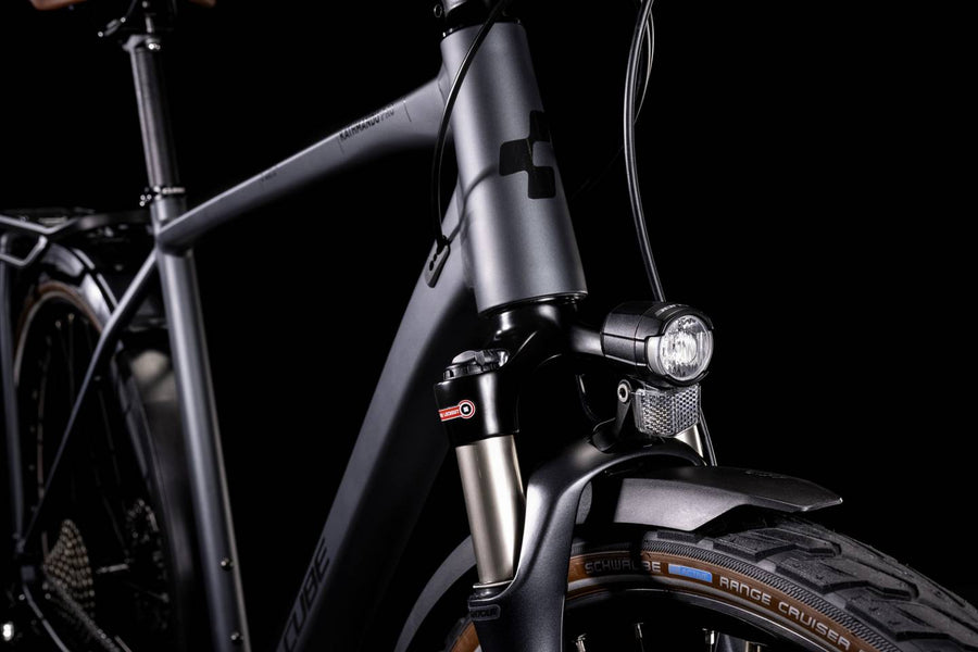 Cube kathmandu pro grey black Hybridcykel
