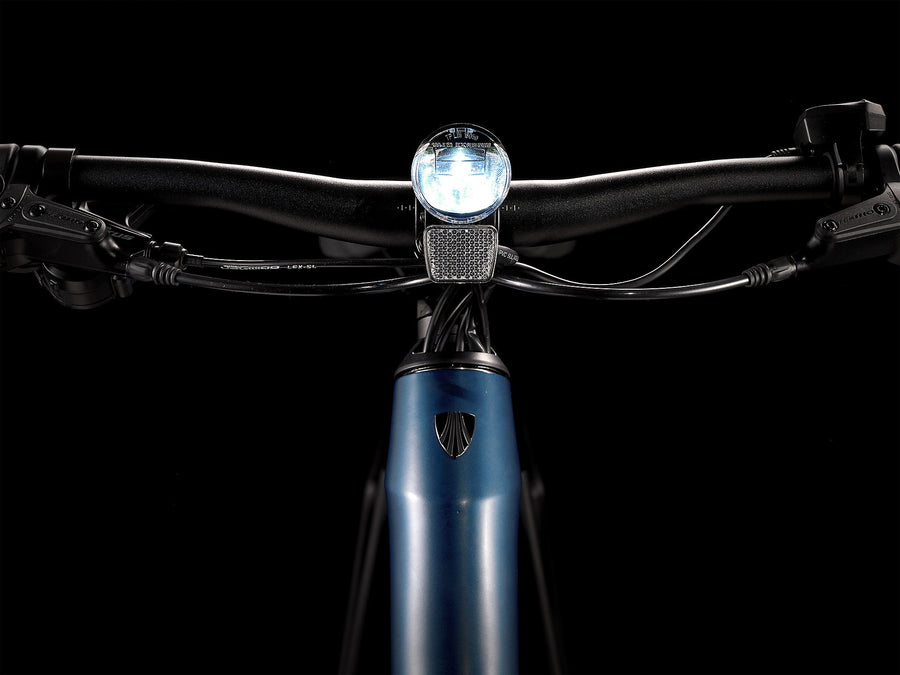 Trek FX+ 2 Stagger Mulsanne Blå