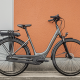 Trek District+ 1 Lowstep Grå Elcykel med 400wh Batteri