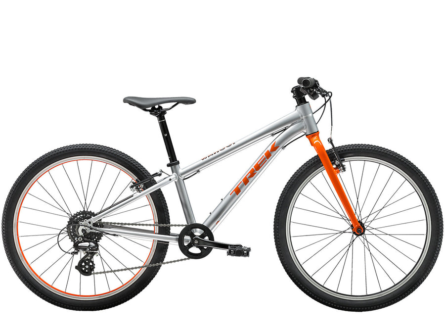 Trek Wahoo 24" sølv orange Børnecykel