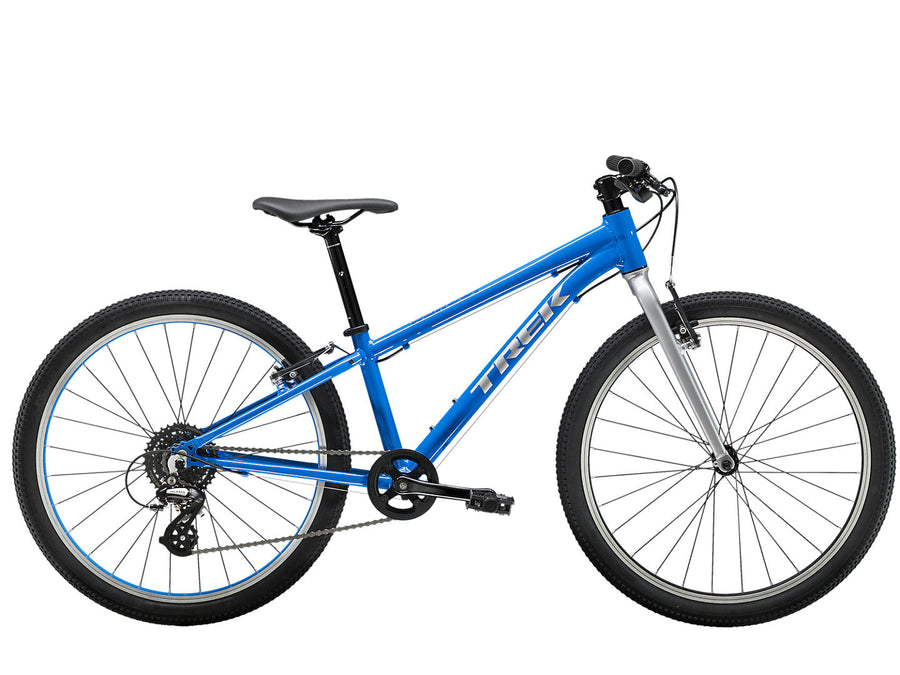 Trek Wahoo 24" blå sølv Børnecykel
