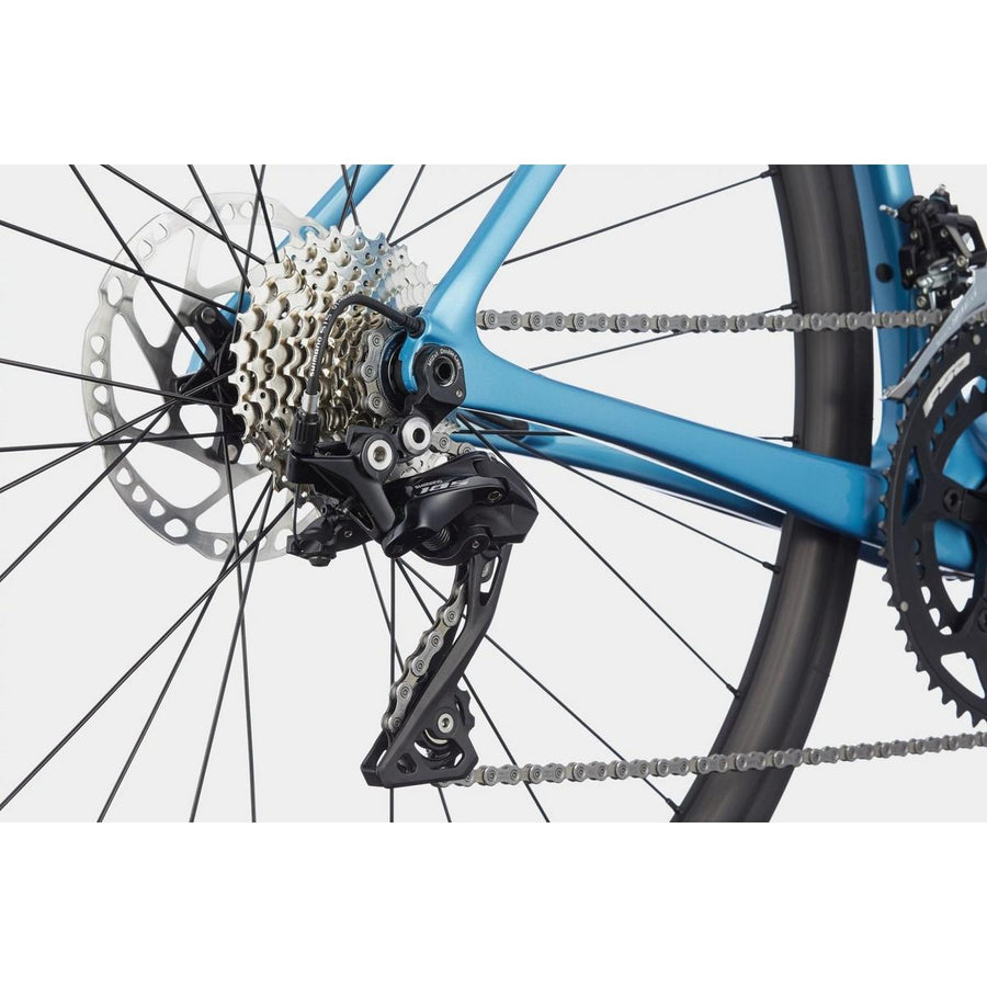 Cannondale Supersix evo carbon disc blå Racercykel