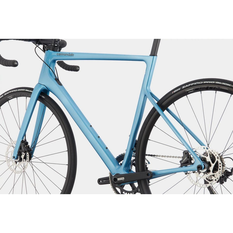 Cannondale Supersix evo carbon disc blå Racercykel